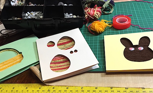 Yarn Easter Cards