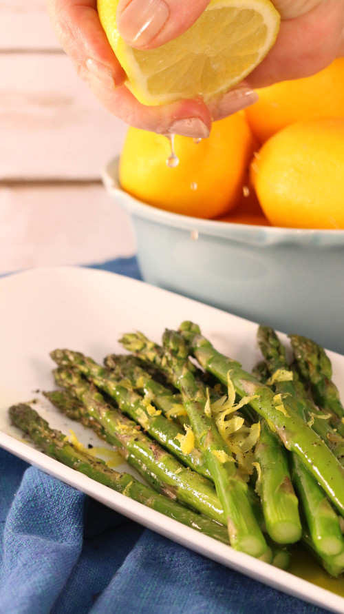 Quick Lemon Asparagus