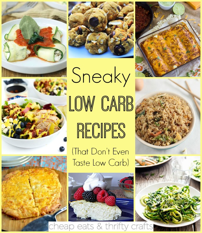 Sneaky Low Carb Recipes